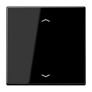 Wip LS990 zwart met pijl v.KNX F10 taster 1voudig