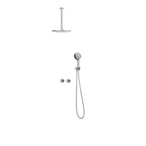 Afbouwdeel regendouche IVY combiset Nexus 3 inbouwthermostaat chroom CSN3EXCRBFCC excl. inbouwbox