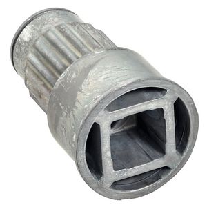 Vormsluitende asadapter DR..-R vierkant 17x17 mm