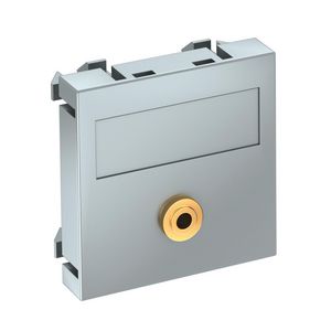 Draagplaat Audio 1x connector soldeeraansl. 45x45mm 6104952