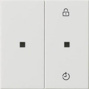 Gira eNet draadloos bedieningselement-opzetstuk Memory System 55 zuiver wit