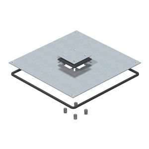 Montagedeksel 350-3 voor Telitank 383x383x4