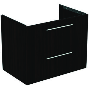 Wastafelmeubel I.LIFE-B 80cm 2x la coffee donker eiken