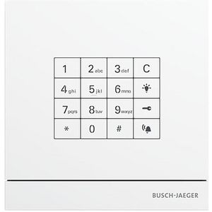 Welcome keypad buitenpost wit