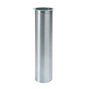 Zinken HWA tapeind/steekpijp vlak 50mm lengte 300mm bakgoot