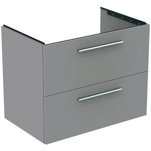 Wastafelmeubel I.LIFE-B 80cm 2x la mat lichtgrijs