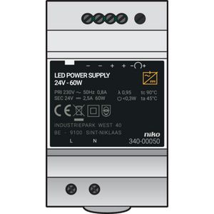 Modulaire voeding 24Vdc 2,5A 60W