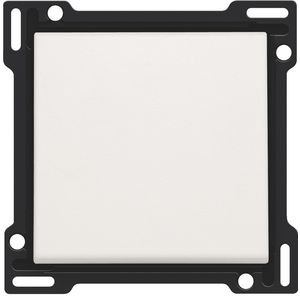 Afwerkingsset enkelv. schakelaar/drukknop white