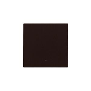 Afwerkingsset lens enkelvoudige elektr. Schakelaar d.brown