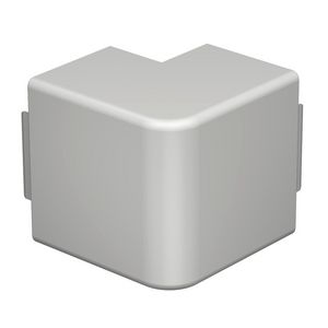 Buitenhoek 60x90mm polyvinylchlorid lichtgrijs VVE=2