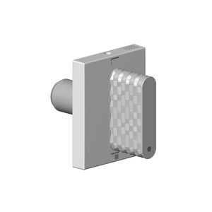 Greep v. 2-weg omst. wastafel ovaal trap 60x47,5x40mm chr