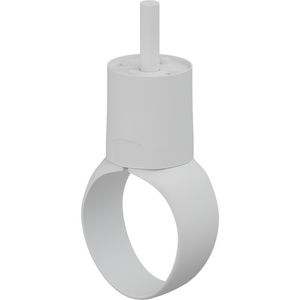 Strop met verbindingsdeel (man) wit