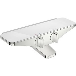 Emotion badthermostaat 150mm wit/chroom