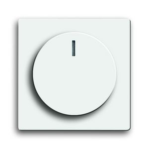 Centraalplaat + knop v draaidimmer s-studiowit