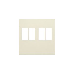 Afwerkingsset 2-voudige luidsprekeraansl. cream