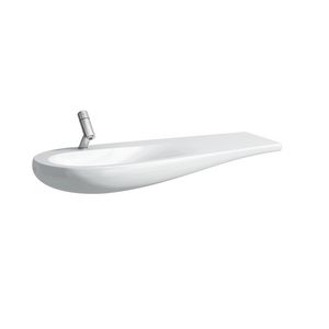 Alessi One wastafelonderb. 1200x500mm wit LCC 1xkr. z.overl.