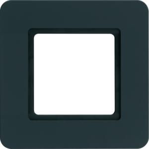 Afdekraam 1-v berker Q.7 antraciet soft-finish verlicht