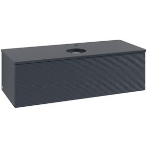 Wastafelonderkast Antao 1200x360x500mm Mid.Blue Matt Lacquer K32150HG