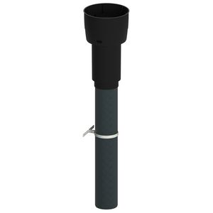 Dakdoorvoer EasyAir EPS 125mm zwart