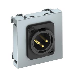 Multimediadrager XLR 3-ig schroefaansl. 45x45mm 6105262