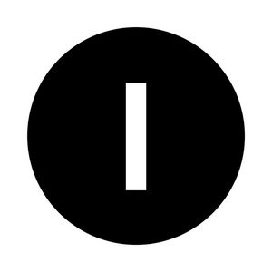 Indicatieplaatje vlak zwart I VVE=10