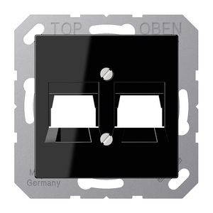 Afdekking A500 zwart voor mod.jack 2-voudig VVE=10