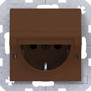 SCHUKO-wandcontactdoos vastzetbaar Safety Plus steekklemmen A.x/C.x turf mat