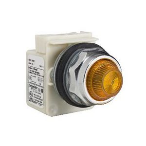 Signaallamp 110-120V AC transformer Fresnel kapje 9001K