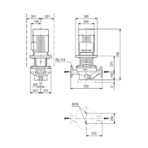 Inlinepomp TP 100-170/4-A-F-A-BQQE 400D 50HZ