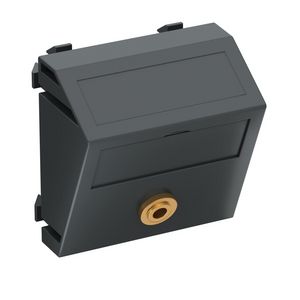 Draagplaat Audio 1x connector soldeeraansl. 45x45mm 6104961