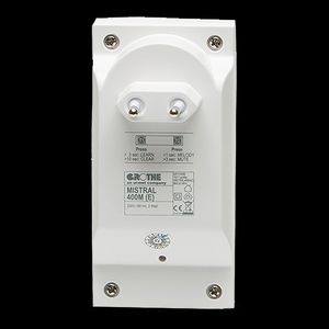 Draadloze gong met flits 500m. op contactdoos
