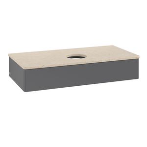 Wastafelonderkast Antao 1000x190x500mm Antr. Matt Lacquer L09013GK
