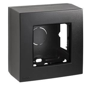 Opbouwkit 1-voudig voor 1 inbouwfunctie, black coated