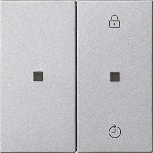 Gira eNet draadloos bedieningselement-opzetstuk Memory System 55 kl.alum.