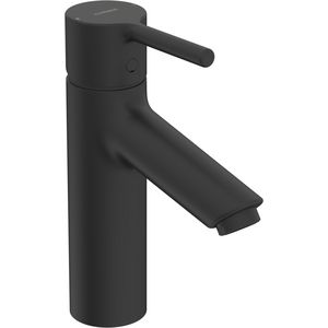 ECO Wastafelkraan, Eengreeps, brass, Mat zwart, 114 mm