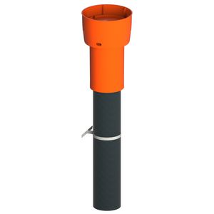 Dakdoorvoer EasyAir EPS 160mm terra (rood)