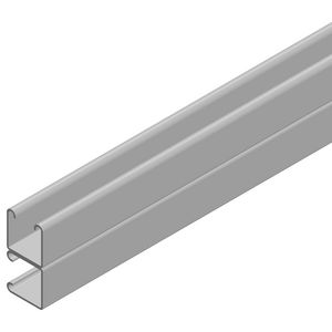 Lengte a 6m. NX0130V RAILPROF. 2x41x41x2,5 A/Z L=6