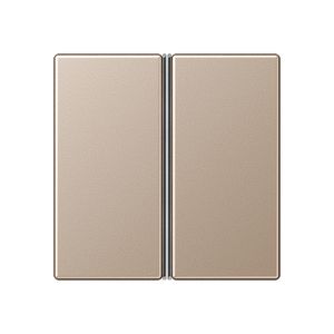 Tastafdekking compleet 2-voudig A500 champagne KNX