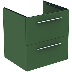Wastafelmeubel I.LIFE-B 60cm 2x la mat quartz grijs