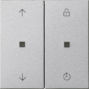 Gira eNet bedieningselement-opzetstuk Memory pijlen System 55 kl.alum.