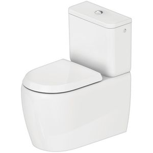 Qatego Staand toilet voor combinatie Wit Hoogglans 660mm