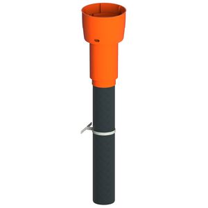 Dakdoorvoer EasyAir EPS 125mm terra (rood)