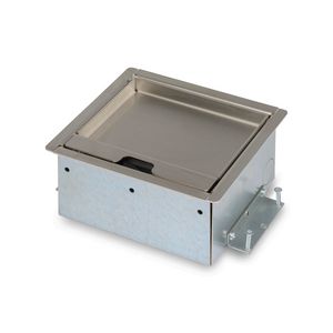 SERVICEBOX 3.0 2x 230V RA RVS deksel 15mm inleg oplegrand