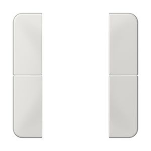 Tastafdekking compleet 2-voudig CD500 lichtgrijs KNX