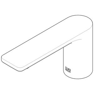 Uitloop 130mm chr 90118401300-00