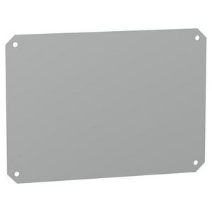 Montageplaat voor PLS kast 270x360mm Metaal