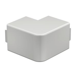 Buitenhoek 60x60mm polyvinylchlorid lichtgrijs VVE=2