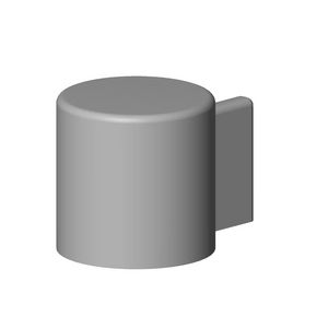 Greep neus 25x25mm chr gebors. 092098002-93