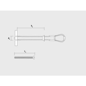 Hollewandplug universeel M6 VVE=30