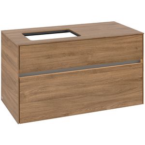 Wastafelonderkast Collaro 1000x548x500mm Oak.Kans C110B0RH